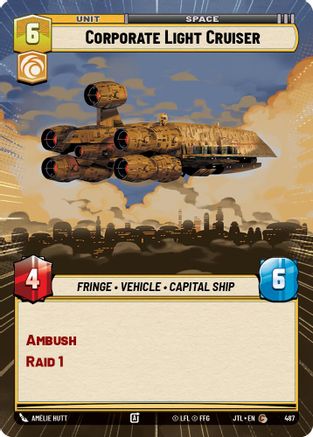 Corporate Light Cruiser (Hyperspace) - 487 - Common