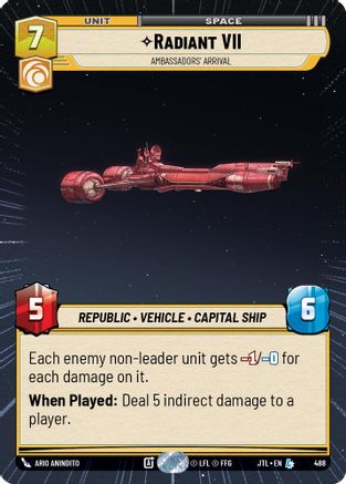 Radiant VII - Ambassadors' Arrival (Hyperspace) - 488 - Legendary