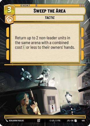 Sweep the Area (Hyperspace) - 495 - Uncommon