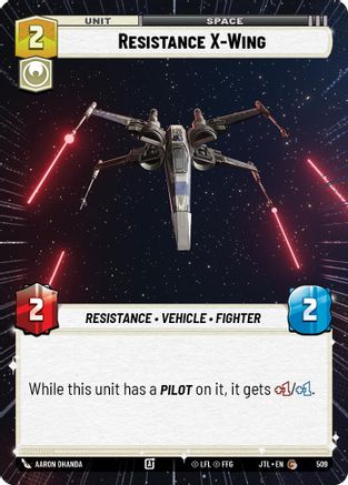 Resistance X-Wing (Hyperspace) - 509 - Common