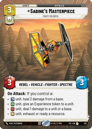 Sabine's Masterpiece - Crazy Colorful (Hyperspace) - 512 - Rare