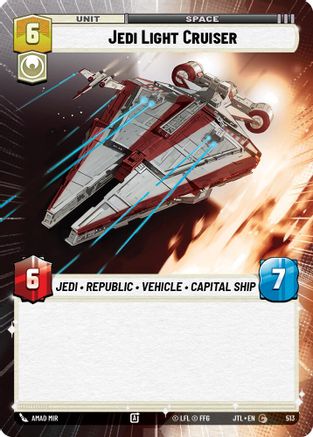 Jedi Light Cruiser (Hyperspace) - 513 - Common