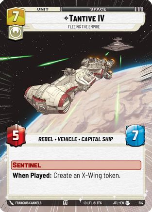 Tantive IV - Fleeing the Empire (Hyperspace) - 514 - Uncommon