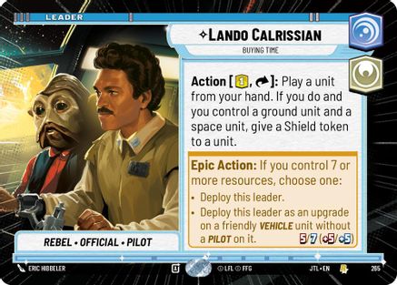 Lando Calrissian - Buying Time (Hyperspace) - 265 - Rare