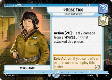 Rose Tico - Saving What We Love (Hyperspace) - 266 - Common