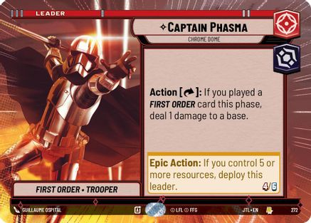 Captain Phasma - Chrome Dome (Hyperspace) - 272 - Rare