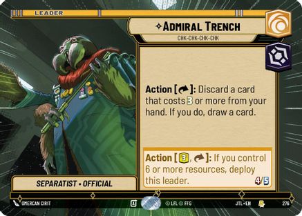 Admiral Trench - Chk-chk-chk-chk (Hyperspace) - 276 - Rare