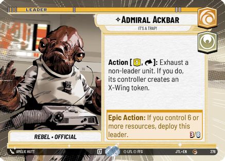 Admiral Ackbar - It's A Trap! (Hyperspace) - 278 - Common