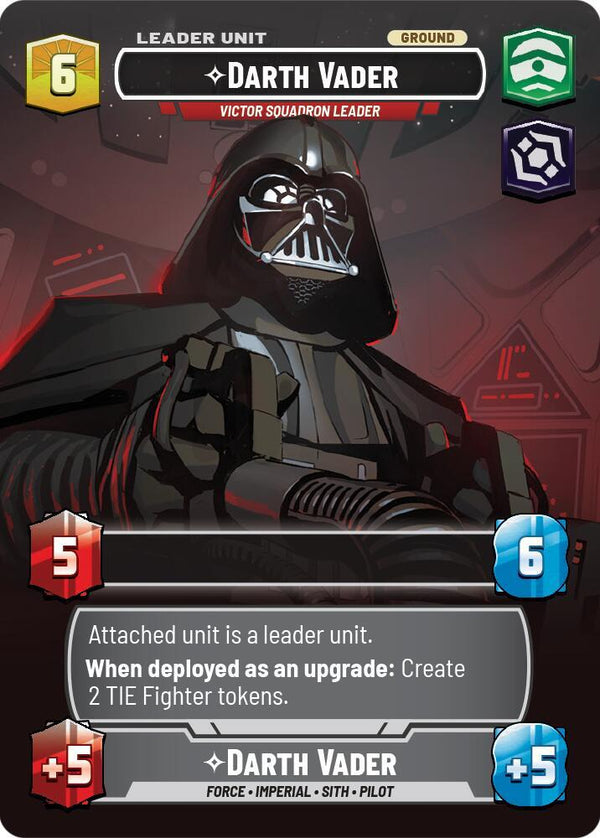 Darth Vader - Victor Squadron Leader (Showcase) - 1002 - Common (Foil)