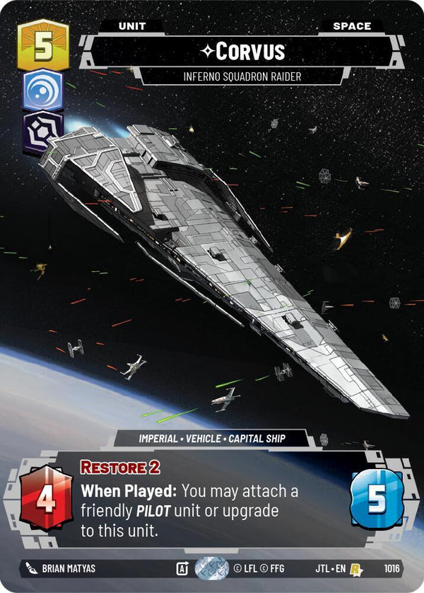 Corvus - Inferno Squadron Raider (Prestige) - 1016 - Rare