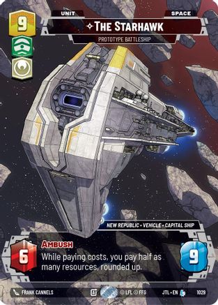 The Starhawk - Prototype Battleship (Prestige) - 1029 - Legendary