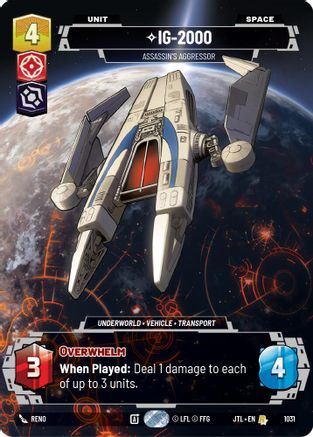 IG-2000 - Assassin's Aggressor (Prestige) - 1031 - Rare