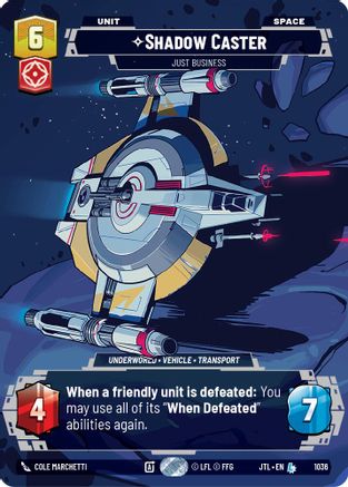 Shadow Caster - Just Business (Prestige) - 1036 - Legendary