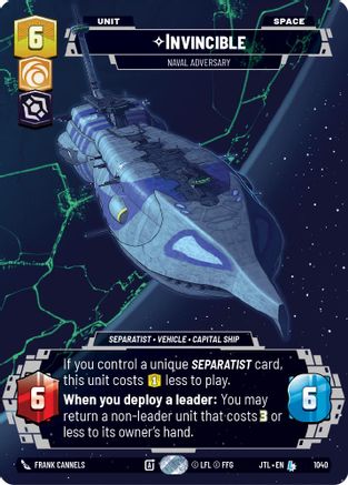 Invincible - Naval Adversary (Prestige) - 1040 - Legendary