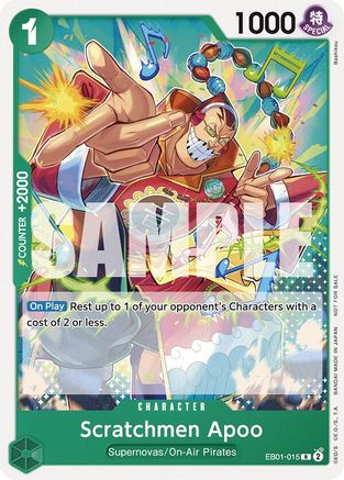 Scratchmen Apoo (Tournament Pack 2025 Vol. 2) - EB01-015 - Rare
