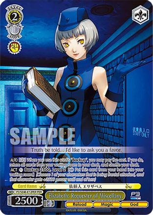 Elizabeth: Requester of Miscellany (PER) - P3/SE46-E12PERPER - Persona Rare