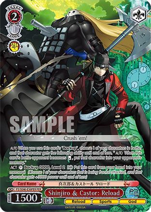 Shinjiro & Castor: Reload (PER) - P3/SE46-E36PERPER - Persona Rare