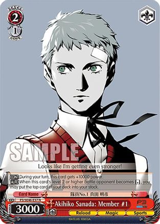 Akihiko Sanada: Member #1 - P3/SE46-E37N - Normal