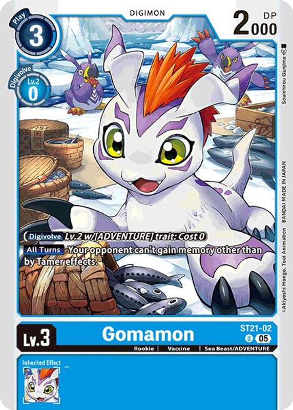 Gomamon - ST21-02 - Uncommon