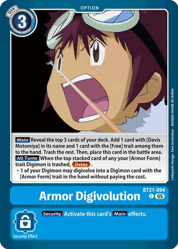 Armor Digivolution - BT21-094 - Common