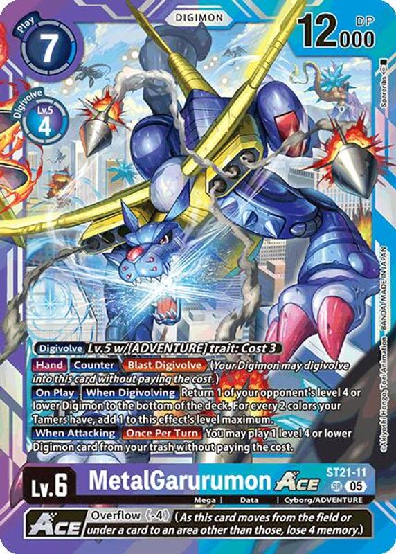 MetalGarurumon ACE - ST21-11 - Super Rare