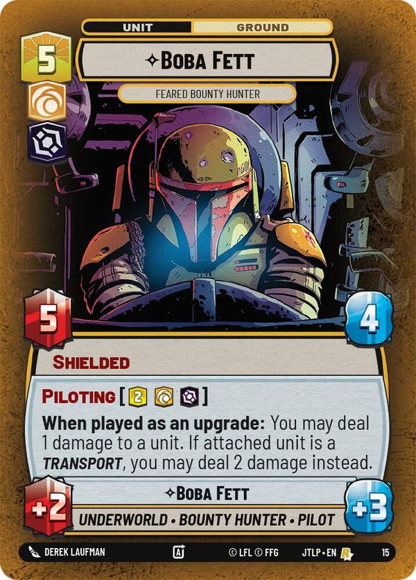 Boba Fett - Feared Bounty Hunter - 15 - Rare