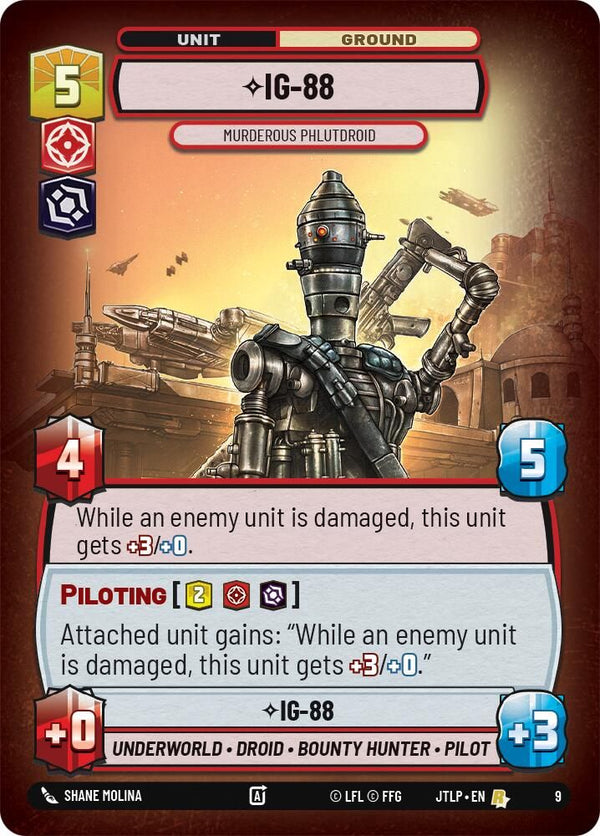 IG-88 - Murderous Phlutdroid - 9 - Rare