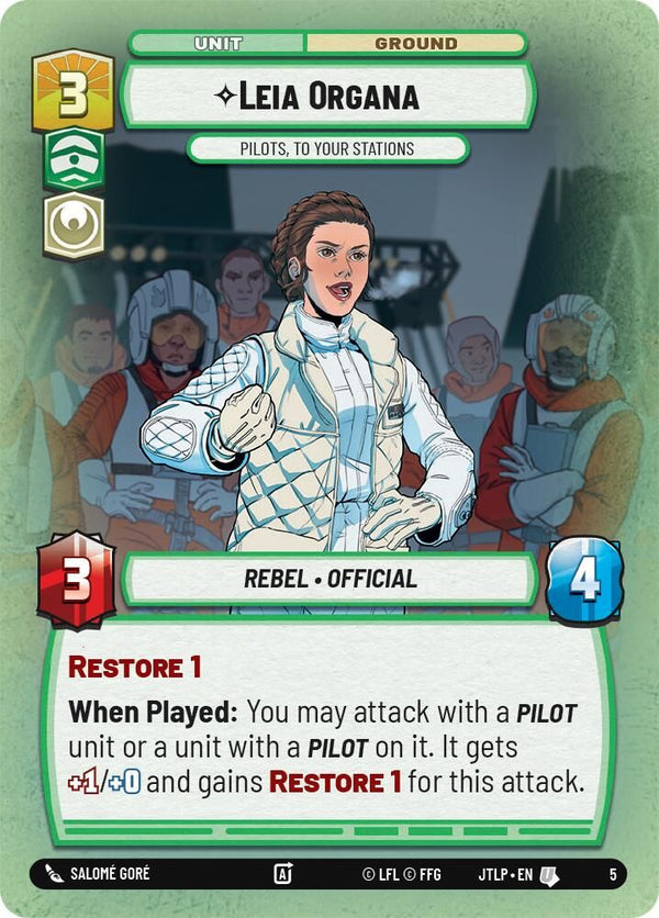 Leia Organa - Pilots, To Your Stations - 5 - Uncommon