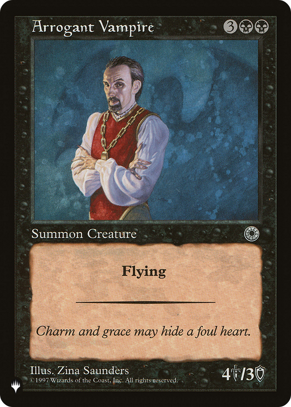 Arrogant Vampire - POR Reprint (PLST)