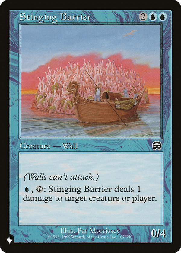 Stinging Barrier - MMQ Reprint (PLST)