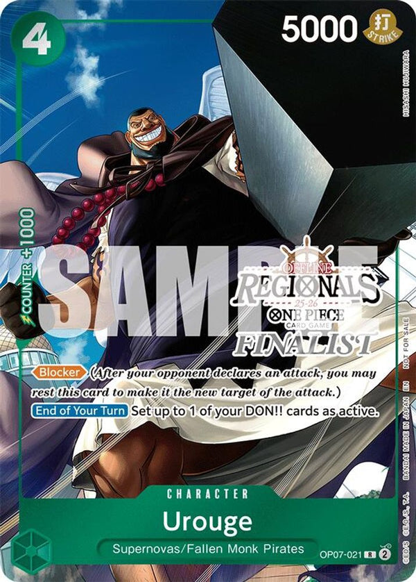 Urouge (Offline Regional Finalist Card Set 2025 Vol.1) - OP07-021 - Rare