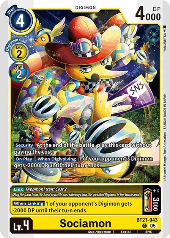 Sociamon - BT21-043 - Common