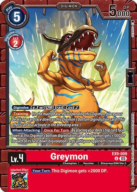 Greymon - EX9-009 - Uncommon