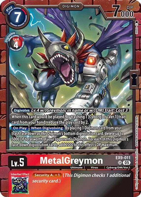 MetalGreymon - EX9-011 - Super Rare