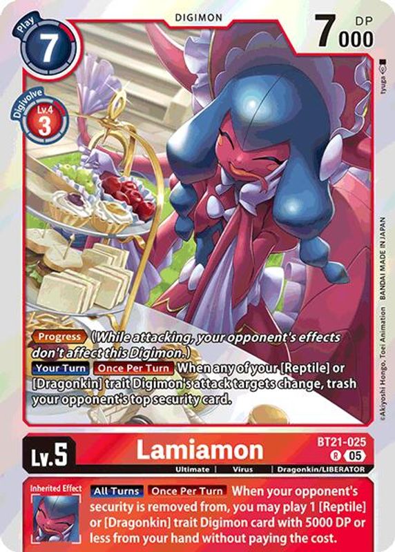 Lamiamon - BT21-025 - Rare