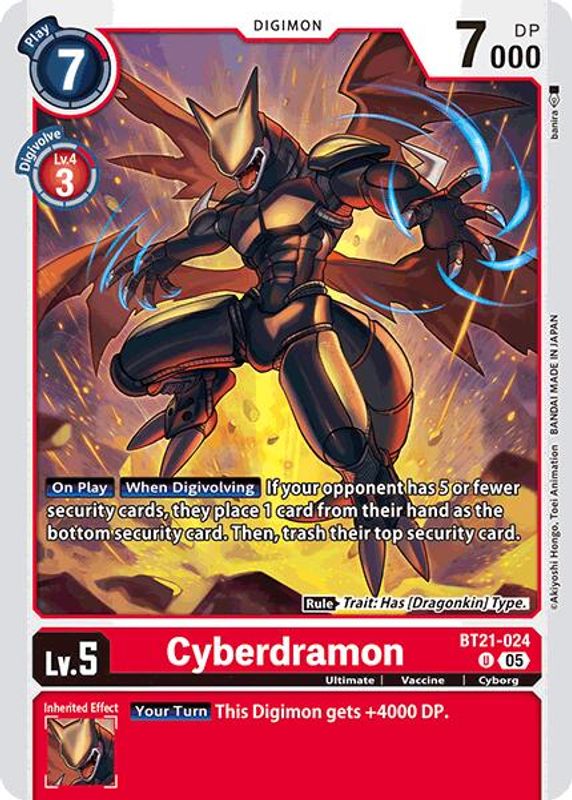 Cyberdramon - BT21-024 - Uncommon