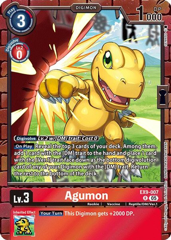 Agumon - EX9-007 - Rare