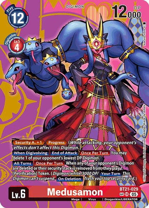 Medusamon (SP) - BT21-029 - Special Rare