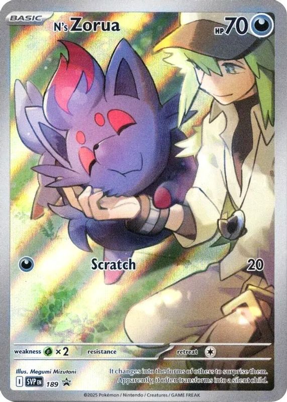 N's Zorua - SVP189 - Promo