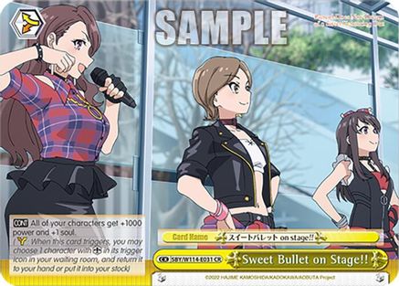 Sweet Bullet on Stage!! - SBY/W114-E031CR - Climax Rare