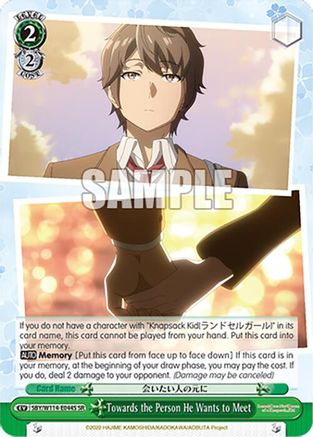 Towards the Person He Wants to Meet (SR) - SBY/W114-E044SSR - Super Rare