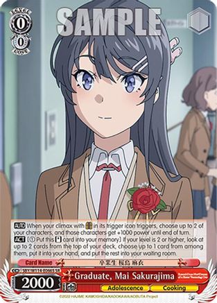 Graduate, Mai Sakurajima (SR) - SBY/W114-E066SSR - Super Rare