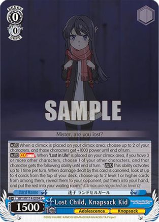 Lost Child, Knapsack Kid - SBY/W114-E094C - Common