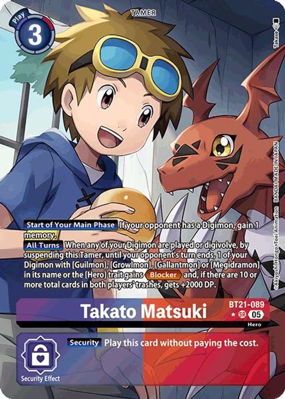 Takato Matsuki (Alternate Art) - BT21-089 - Super Rare