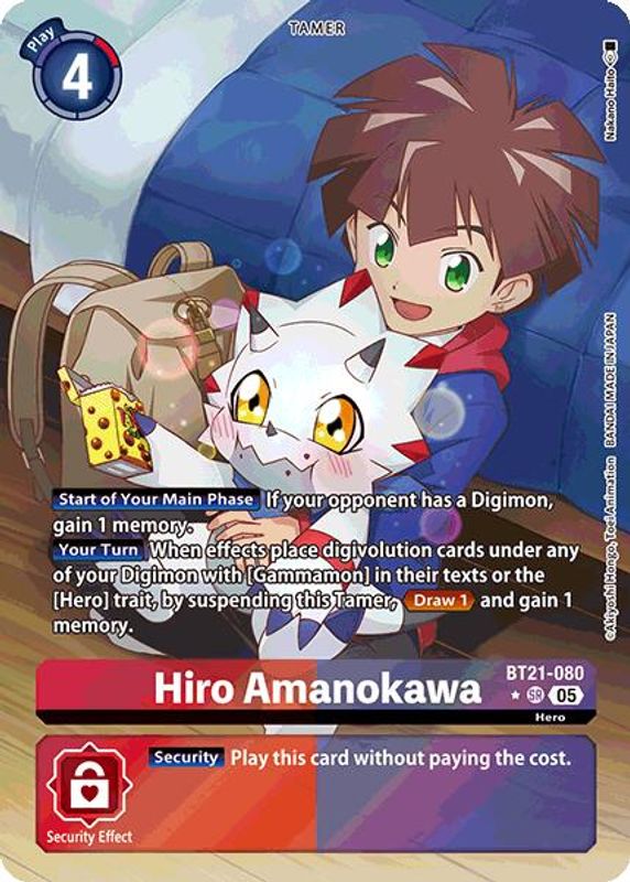Hiro Amanokawa (Alternate Art) - BT21-080 - Super Rare