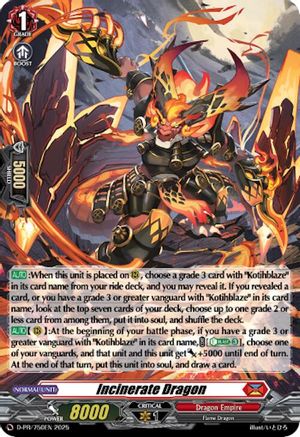 Incinerate Dragon (Foil) - D-PR/750EN - Promo