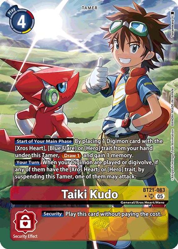 Taiki Kudo (Alternate Art) - BT21-083 - Super Rare