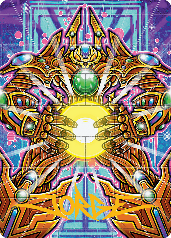 Brightglass Gearhulk - Gold-Stamped Art Card (ADFT)