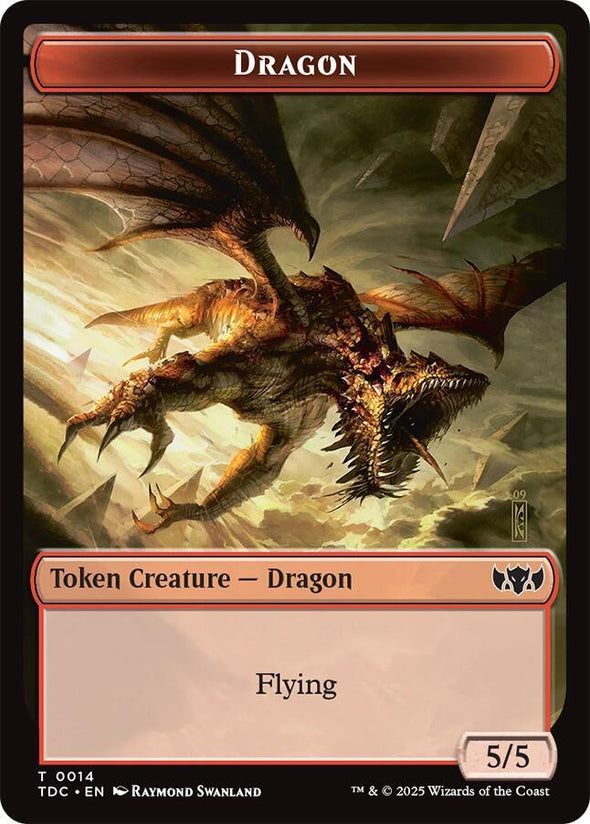 Frog Lizard // Dragon (014) Token (TTDC)