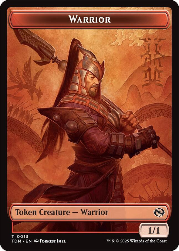 Warrior // Elemental (017) Token (TTDC)